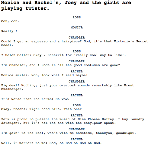 Friends script